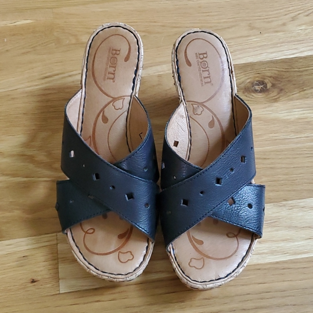 Born Handmade Cork Wedges